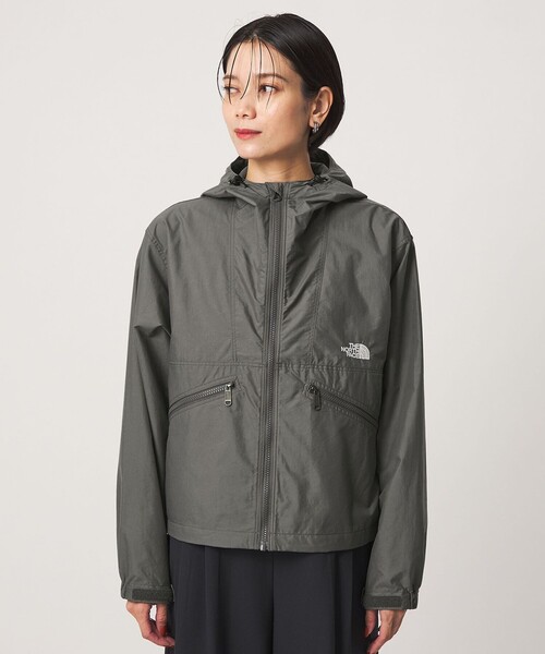 THE NORTH FACE(ザノースフェイス)の「【WEB限定】<THE NORTH FACE>ショート コンパクトジャケット(マウンテンパーカー・レディース・ベージュ/ブラック/グレー系・L/M)」の9枚目の写真