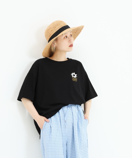 HEART MARKET(ハートマーケット)の「SUNワイドなプリントT(Tシャツ/カットソー・レディース・イエロー/ナチュラル/ブラック・MEDIUM/LARGE)」の15枚目の写真
