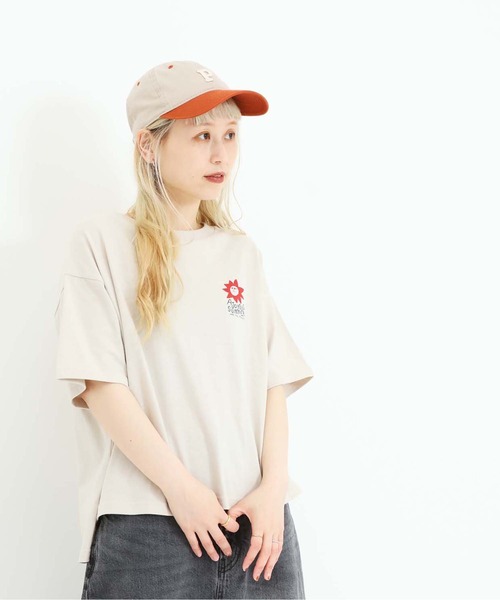 HEART MARKET(ハートマーケット)の「SUNワイドなプリントT(Tシャツ/カットソー・レディース・イエロー/ナチュラル/ブラック・MEDIUM/LARGE)」の18枚目の写真