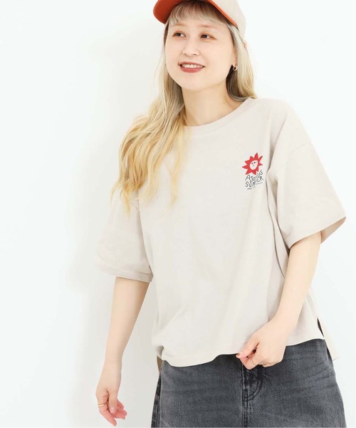 HEART MARKET(ハートマーケット)の「SUNワイドなプリントT(Tシャツ/カットソー・レディース・イエロー/ナチュラル/ブラック・MEDIUM/LARGE)」の19枚目の写真