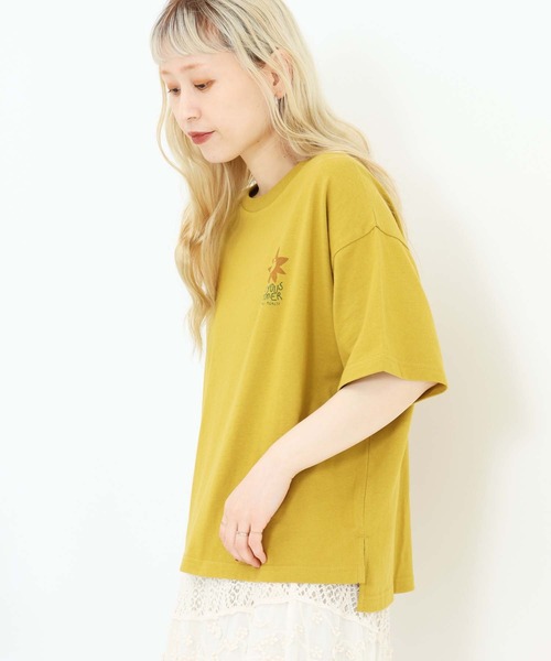 HEART MARKET(ハートマーケット)の「SUNワイドなプリントT(Tシャツ/カットソー・レディース・イエロー/ナチュラル/ブラック・MEDIUM/LARGE)」の22枚目の写真