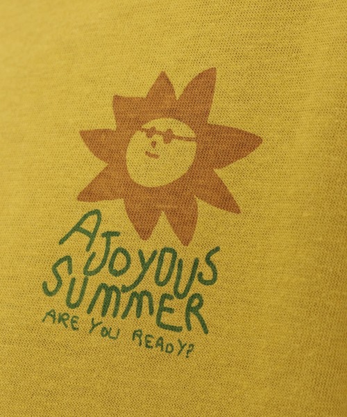 HEART MARKET(ハートマーケット)の「SUNワイドなプリントT(Tシャツ/カットソー・レディース・イエロー/ナチュラル/ブラック・MEDIUM/LARGE)」の6枚目の写真