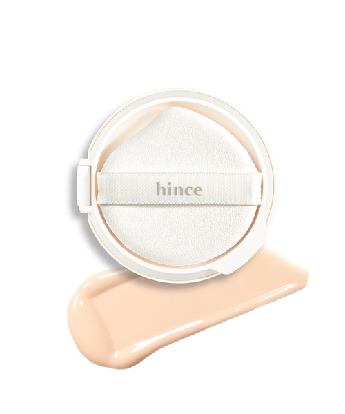 hince（ヒンス）の「ヌー・グロウホワイトクッション（リフィル）（ファンデーション・レディース・17 ライト/23 ベージュ/22 ナチュラル/15 フェア/21 ピュアアイボリー・FREE）」の2枚目の写真