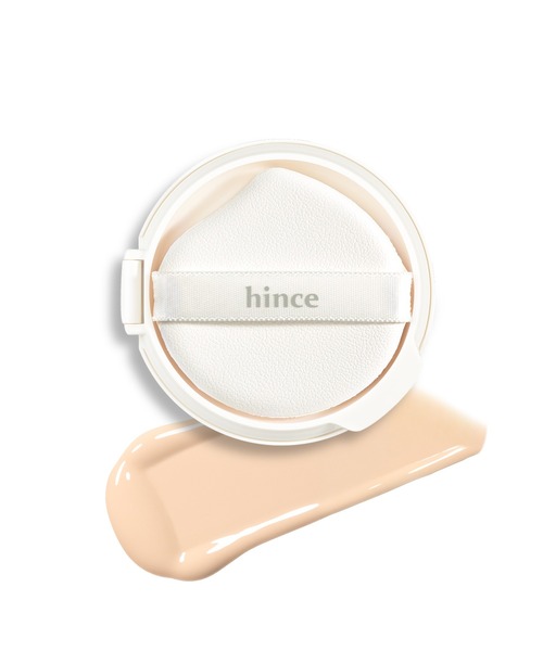 hince（ヒンス）の「ヌー・グロウホワイトクッション（リフィル）（ファンデーション・レディース・17 ライト/23 ベージュ/22 ナチュラル/15 フェア/21 ピュアアイボリー・FREE）」の3枚目の写真