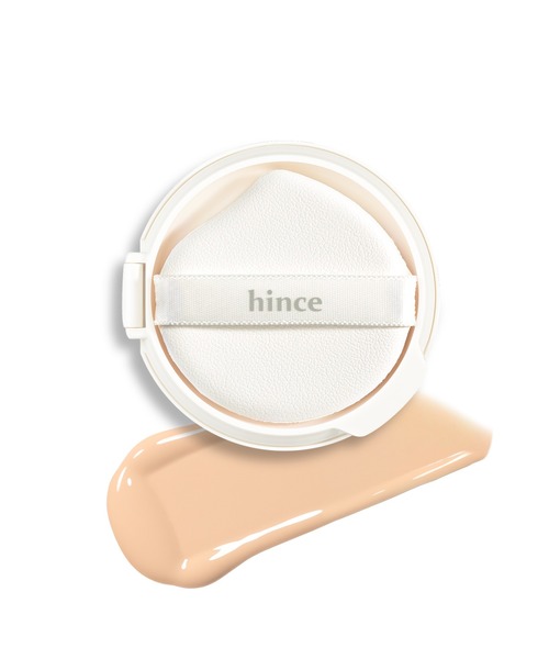 hince（ヒンス）の「ヌー・グロウホワイトクッション（リフィル）（ファンデーション・レディース・17 ライト/23 ベージュ/22 ナチュラル/15 フェア/21 ピュアアイボリー・FREE）」の5枚目の写真