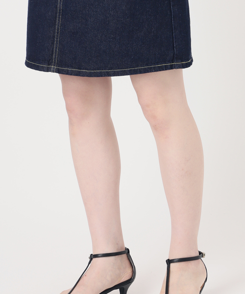 Lee(リー)の「【WEB+一部店舗限定】ウォッシャブル / Lee / リー MINI SKIRT(デニムスカート・レディース・ネイビー/ライトブルー・SMALL/MEDIUM)」の22枚目の写真