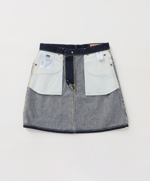 Lee(リー)の「【WEB+一部店舗限定】ウォッシャブル / Lee / リー MINI SKIRT(デニムスカート・レディース・ネイビー/ライトブルー・SMALL/MEDIUM)」の19枚目の写真