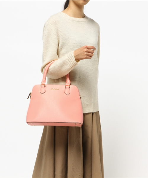 Jewelna Rose（ジュエルナローズ）の「ルーシー　ボストンバッグ　ミディアムサイズ　／　33136（ボストンバッグ・レディース・ベージュ/ネイビー/ピンク/ブルー・FREE）」の10枚目の写真