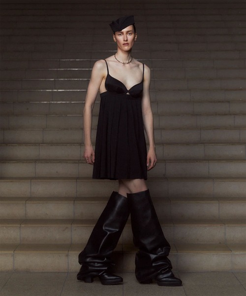 POOLDE（プールデ）の「Melted Thigh Boots（ブーツ・レディース・ブラック・37/38）」の17枚目の写真