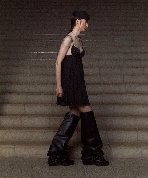 POOLDE（プールデ）の「Melted Thigh Boots（ブーツ・レディース・ブラック・37/38）」の18枚目の写真