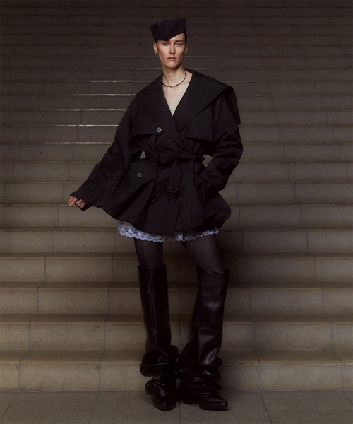 POOLDE（プールデ）の「Melted Thigh Boots（ブーツ・レディース・ブラック・37/38）」の20枚目の写真