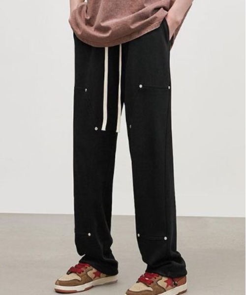 DOUBLE STEAL(ダブルスティール)の「DSルーズワイドスウェットパンツ(スウェットパンツ・メンズ・グレー/ブラック・X-LARGE/LARGE/MEDIUM)」の2枚目の写真