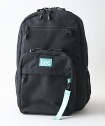 【Lee/リー】【容量23L 撥水加工を施したポリエステル素材を使用】フロントメッシュリュック スポーティ テープチャーム付き デイリーユース 通勤 通学