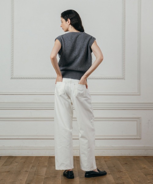 CREDONA(クレドナ)の「KNITTED VEST TOP/ニットベスト(ニット/セーター・レディース・ブラウン/グレー/ネイビー・FREE)」の13枚目の写真