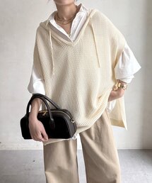 【WEB限定】メッシュフーディーベスト