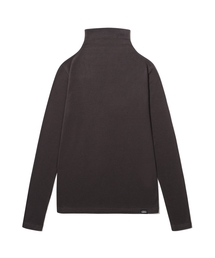 PD ベーシック ハーフタートルネック スリムフィット 長袖Tシャツ 4カラー