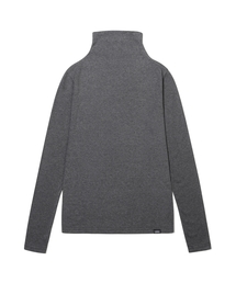 PD ベーシック ハーフタートルネック スリムフィット 長袖Tシャツ 4カラー