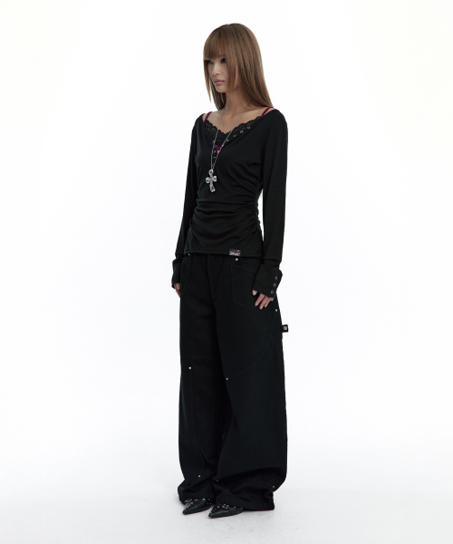 ROUGHNECK(ラフネック)の「カーブワークパンツ ブラック(その他パンツ・レディース・その他・MEDIUM/SMALL)」の3枚目の写真