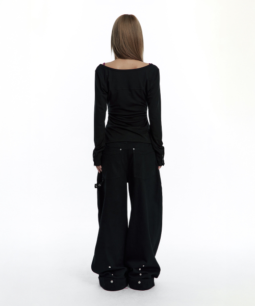ROUGHNECK(ラフネック)の「カーブワークパンツ ブラック(その他パンツ・レディース・その他・MEDIUM/SMALL)」の4枚目の写真