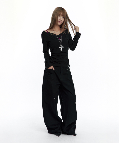 ROUGHNECK(ラフネック)の「カーブワークパンツ ブラック(その他パンツ・レディース・その他・MEDIUM/SMALL)」の7枚目の写真