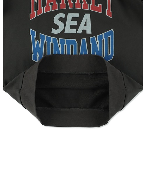 WIND AND SEA(ウィンダンシー)の「MARKET x WDS LOGO CREW NECK SWEAT SHIRT(スウェット・メンズ・アッシュ/ネイビー/ブラック・LARGE/SMALL/X-LARGE/MEDIUM)」の7枚目の写真