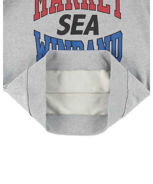 WIND AND SEA(ウィンダンシー)の「MARKET x WDS LOGO CREW NECK SWEAT SHIRT(スウェット・メンズ・アッシュ/ネイビー/ブラック・LARGE/SMALL/X-LARGE/MEDIUM)」の10枚目の写真