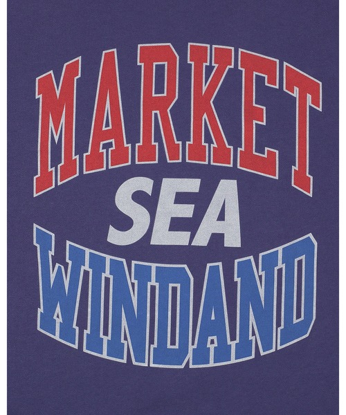 WIND AND SEA(ウィンダンシー)の「MARKET x WDS LOGO CREW NECK SWEAT SHIRT(スウェット・メンズ・アッシュ/ネイビー/ブラック・LARGE/SMALL/X-LARGE/MEDIUM)」の12枚目の写真