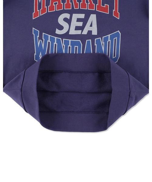 WIND AND SEA(ウィンダンシー)の「MARKET x WDS LOGO CREW NECK SWEAT SHIRT(スウェット・メンズ・アッシュ/ネイビー/ブラック・LARGE/SMALL/X-LARGE/MEDIUM)」の13枚目の写真