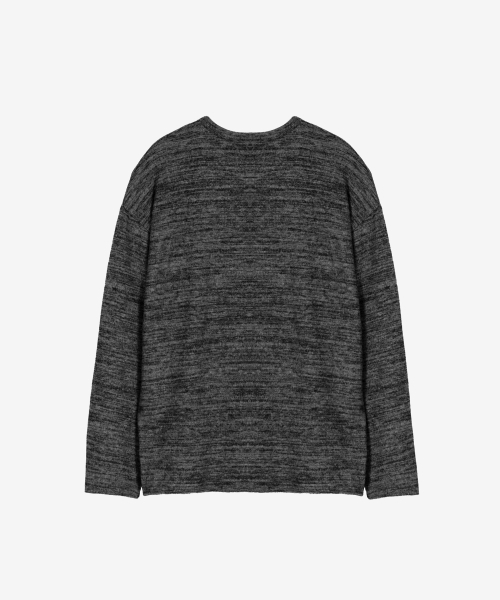 INEXCIS(イネクシス)の「スタティック ニット ロングスリーブ (Bokashi Black)(Tシャツ/カットソー・レディース・その他・FREE)」の2枚目の写真