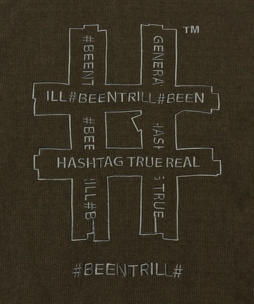 BEENTRILL(ビントリル)の「ショニル ハッシュタグ フードジップアップ(ブラウン)(ジャージ・レディース・その他・SMALL/MEDIUM/LARGE/X-LARGE)」の4枚目の写真