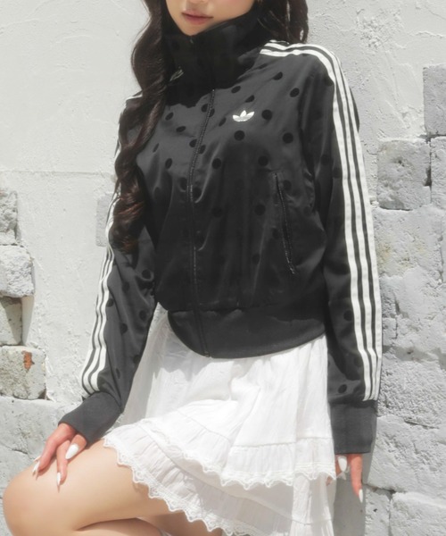 adidas/アディダス】ドット柄トラックジャケット（ジャージ）｜adidas