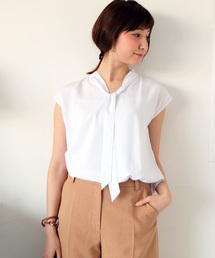 N.（N. Natural Beauty Basic） | ◆リボンタイブラウス(シャツ/ブラウス)