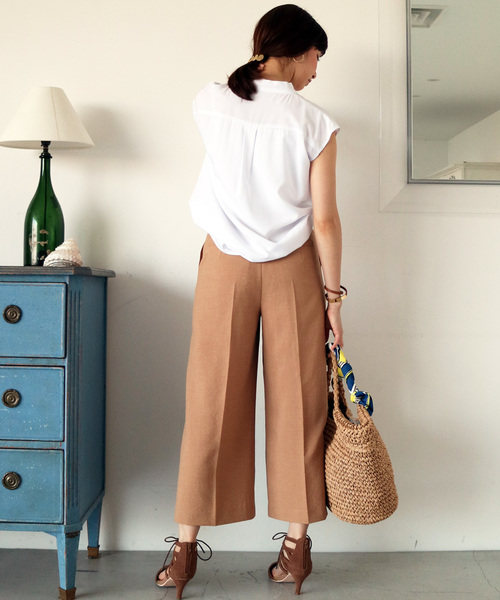 N.(N. Natural Beauty Basic)(エヌエヌナチュラルビューティーベーシック)の「リボンタイブラウス(シャツ/ブラウス・レディース・ネイビー/ホワイト/ピンク/ホワイト系その他・MEDIUM)」の11枚目の写真