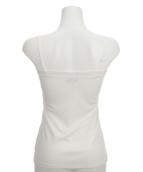 green label relaxing（グリーンレーベルリラクシング）の「DRY GREEN キャミソール（キャミソール・レディース・オフホワイト/ブラック/グレー/ブラウン/オリーブ/ネイビー・38/40）」の12枚目の写真