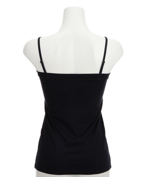 green label relaxing（グリーンレーベルリラクシング）の「DRY GREEN キャミソール（キャミソール・レディース・オフホワイト/ブラック/グレー/ブラウン/オリーブ/ネイビー・38/40）」の14枚目の写真