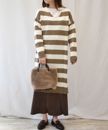 RANAN（ラナン）の「カシミヤタッチニットワンピース（ワンピース）」