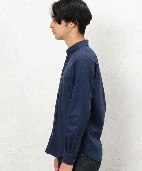 green label relaxing(グリーンレーベルリラクシング)の「BC VIYELLA/DOT BD シャツ◆(シャツ/ブラウス・メンズ・ホワイト/ネイビー/グレー・MEDIUM/LARGE/SMALL/X-LARGE)」の6枚目の写真