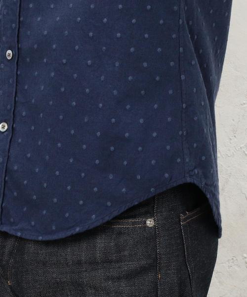 green label relaxing(グリーンレーベルリラクシング)の「BC VIYELLA/DOT BD シャツ◆(シャツ/ブラウス・メンズ・ホワイト/ネイビー/グレー・MEDIUM/LARGE/SMALL/X-LARGE)」の10枚目の写真