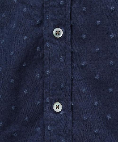 green label relaxing(グリーンレーベルリラクシング)の「BC VIYELLA/DOT BD シャツ◆(シャツ/ブラウス・メンズ・ホワイト/ネイビー/グレー・MEDIUM/LARGE/SMALL/X-LARGE)」の11枚目の写真