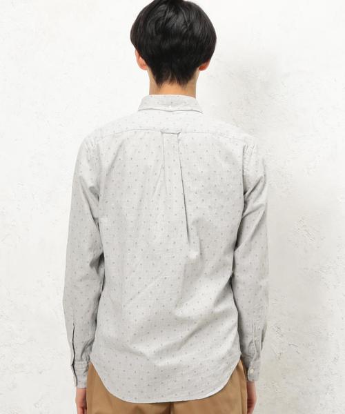 green label relaxing(グリーンレーベルリラクシング)の「BC VIYELLA/DOT BD シャツ◆(シャツ/ブラウス・メンズ・ホワイト/ネイビー/グレー・MEDIUM/LARGE/SMALL/X-LARGE)」の14枚目の写真