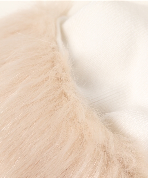 PROPORTION BODY DRESSING（プロポーションボディドレッシング）の「ファードッキングニット（ニット/セーター・レディース・ホワイト系その他/ピンク/グレー/ピンク系その他・3/2）」の12枚目の写真