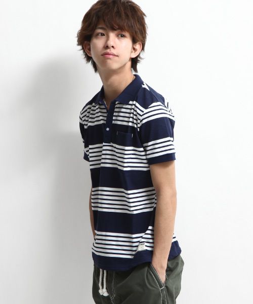 ZIP FIVE（ジップファイブ）の「【ZIP FIVE】プリントポロシャツ（ポロシャツ・メンズ・T/H/O/Q/G/I/P/R/S/K/L/B/J/N/C/D/E/F/A/M/V/U・X-LARGE/LARGE/SMALL/MEDIUM/X-SMALL）」の5枚目の写真