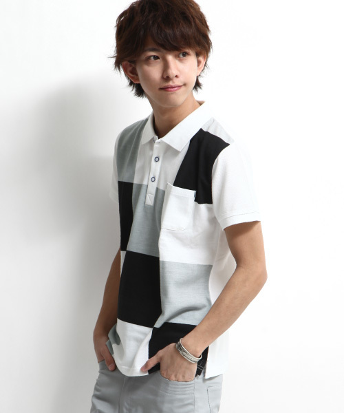 ZIP FIVE（ジップファイブ）の「【ZIP FIVE】プリントポロシャツ（ポロシャツ・メンズ・T/H/O/Q/G/I/P/R/S/K/L/B/J/N/C/D/E/F/A/M/V/U・X-LARGE/LARGE/SMALL/MEDIUM/X-SMALL）」の6枚目の写真