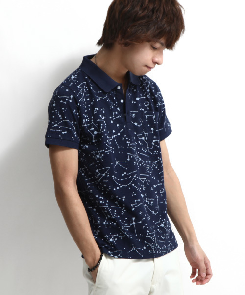 ZIP FIVE（ジップファイブ）の「【ZIP FIVE】プリントポロシャツ（ポロシャツ・メンズ・T/H/O/Q/G/I/P/R/S/K/L/B/J/N/C/D/E/F/A/M/V/U・X-LARGE/LARGE/SMALL/MEDIUM/X-SMALL）」の22枚目の写真