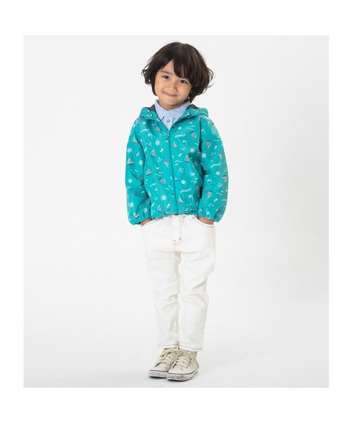 Seraph(セラフ)の「テーパードデニムパンツ(10分丈)(デニムパンツ・キッズ・サックスブルー/ネイビー/アイボリー・120/100/130/110/90/95/80/140)」の14枚目の写真