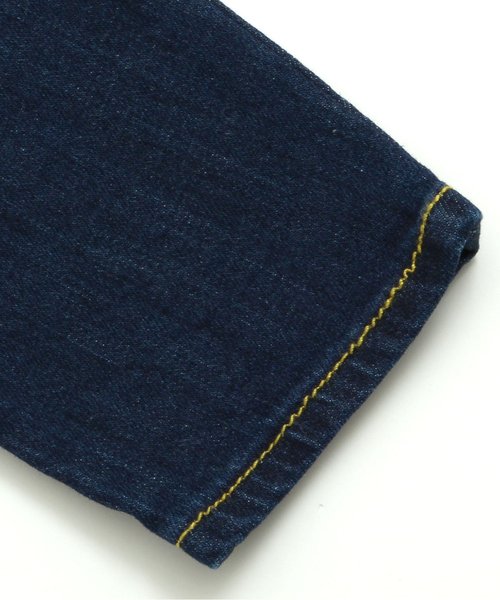 Seraph(セラフ)の「テーパードデニムパンツ(10分丈)(デニムパンツ・キッズ・サックスブルー/ネイビー/アイボリー・120/100/130/110/90/95/80/140)」の5枚目の写真