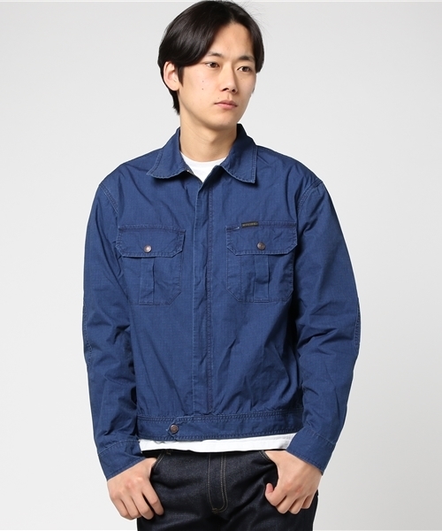 HYSTERIC GLAMOUR(ヒステリックグラマー)の「ワークJK(ブルゾン・メンズ・インディゴブルー/カーキ/ブラック・SMALL/MEDIUM/LARGE)」の20枚目の写真