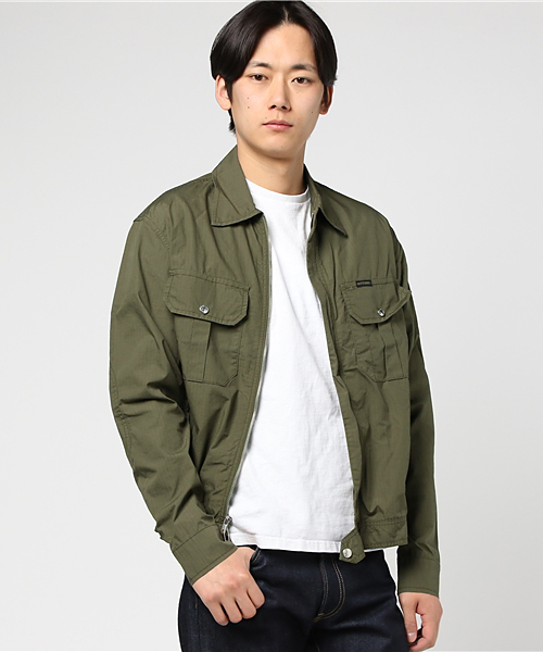 HYSTERIC GLAMOUR(ヒステリックグラマー)の「ワークJK(ブルゾン・メンズ・インディゴブルー/カーキ/ブラック・SMALL/MEDIUM/LARGE)」の18枚目の写真