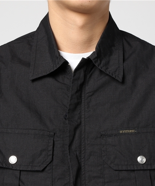 HYSTERIC GLAMOUR(ヒステリックグラマー)の「ワークJK(ブルゾン・メンズ・インディゴブルー/カーキ/ブラック・SMALL/MEDIUM/LARGE)」の11枚目の写真