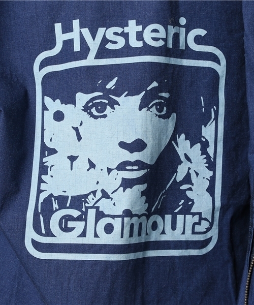 HYSTERIC GLAMOUR(ヒステリックグラマー)の「ワークJK(ブルゾン・メンズ・インディゴブルー/カーキ/ブラック・SMALL/MEDIUM/LARGE)」の4枚目の写真